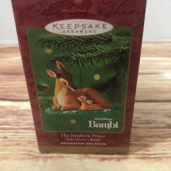 Hallmark Keepsake "The Newborn Prince" Bambi DISNEY Christmas Ornament 2000 - Picture 10 of 15